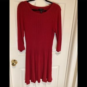 Style & Co. red knit dress